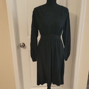 Rebecca Taylor Classic Black Long Sleeve Dress